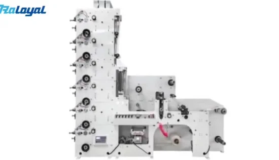 6-Farben-Flexodruckmaschine für Aufkleberetiketten